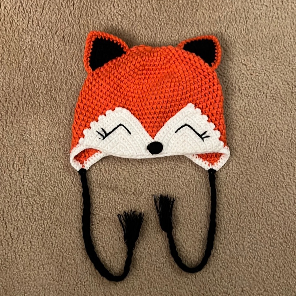 Kids Fox knit hat